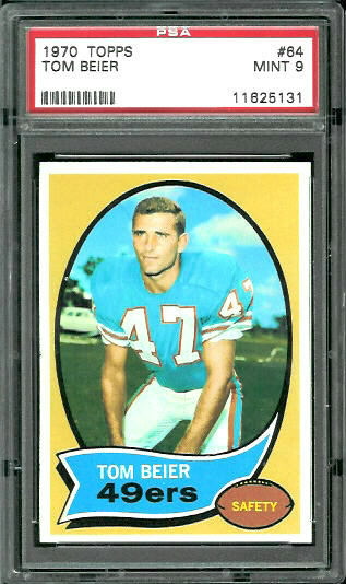 Tom Beier - 1970 Topps #64 - PSA 9