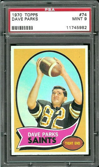 Dave Parks - 1970 Topps #74 - PSA 9