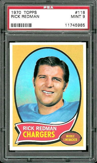 Rick Redman - 1970 Topps #118 - PSA 9