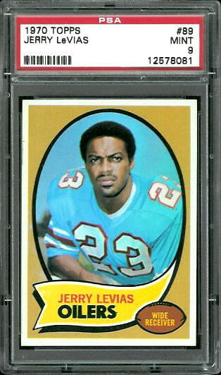 Jerry LeVias - 1970 Topps #89 - PSA 9