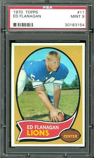 1970 Topps #11 - Ed Flanagan - PSA 9