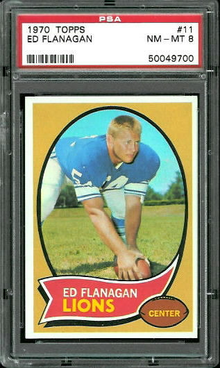 1970 Topps #11 - Ed Flanagan - PSA 8