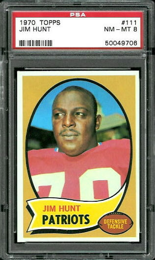 Jim Hunt - 1970 Topps #111 - PSA 8