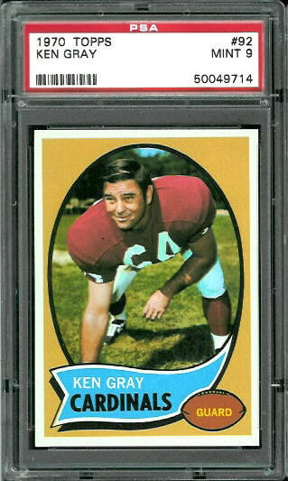 Ken Gray - 1970 Topps #92 - PSA 9