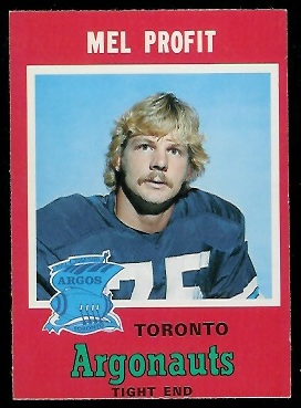 Mel Profit - 1971 O-Pee-Chee CFL #2 - nm