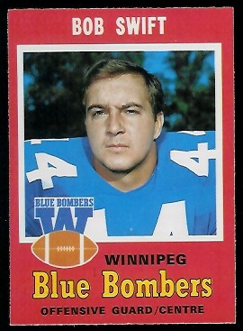 Bob Swift - 1971 O-Pee-Chee CFL #23 - nm-mt