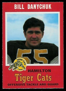 Bill Danychuk - 1971 O-Pee-Chee CFL #68 - nm