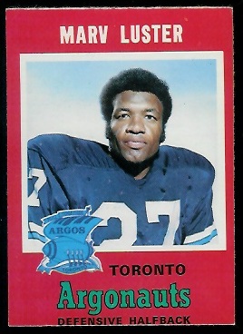 Marv Luster - 1971 O-Pee-Chee CFL #7 - exmt
