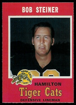 Bob Steiner - 1971 O-Pee-Chee CFL #73 - exmt
