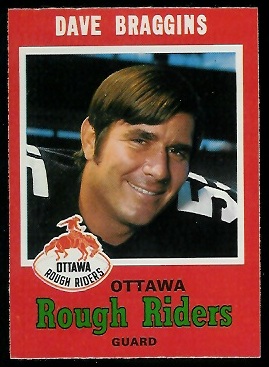 Dave Braggins - 1971 O-Pee-Chee CFL #79 - nm-mt