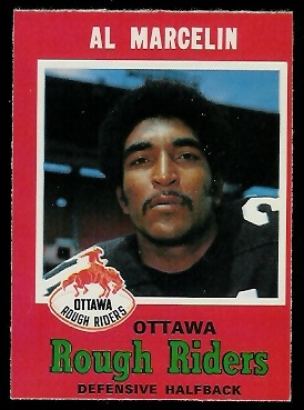 Al Marcelin - 1971 O-Pee-Chee CFL #84 - nm oc