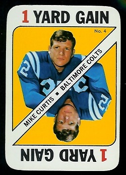 Mike Curtis - 1971 Topps Game #4 - nm+