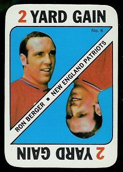 Ron Berger - 1971 Topps Game #6 - nm+