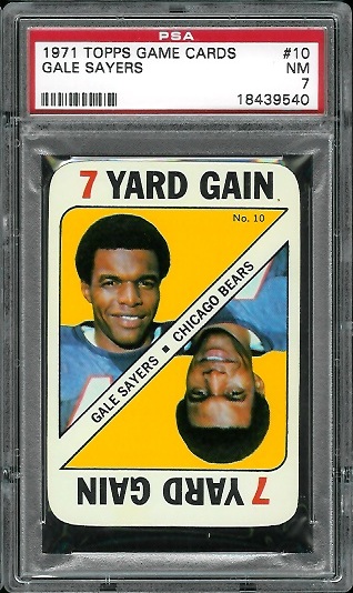Gale Sayers - 1971 Topps Game #10 - PSA 7