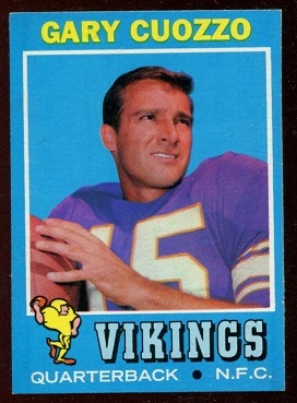 Gary Cuozzo - 1971 Topps #18 - nm