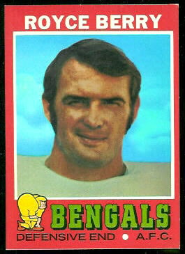 Royce Berry - 1971 Topps #182 - nm