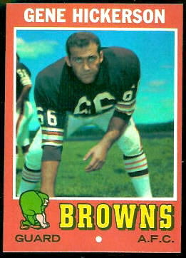 Gene Hickerson - 1971 Topps #36 - nm