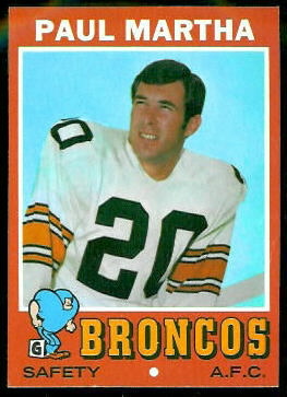 Paul Martha - 1971 Topps #38 - nm
