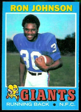 Ron Johnson - 1971 Topps #51 - nm