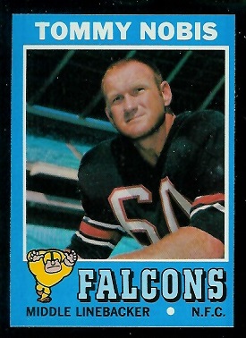 1971 Topps #60 - Tommy Nobis - nm