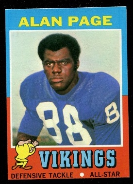 Alan Page - 1971 Topps #71 - nm-mt oc