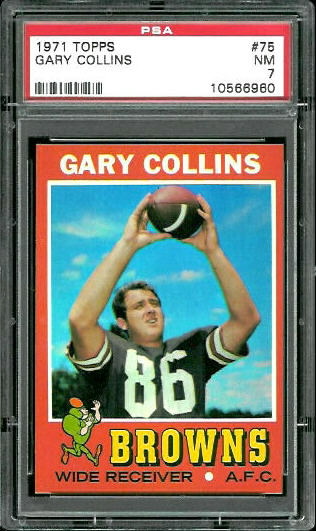 Gary Collins - 1971 Topps #75 - PSA 7