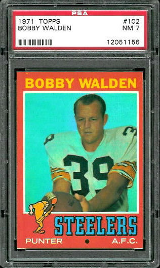 Bobby Walden - 1971 Topps #102 - PSA 7