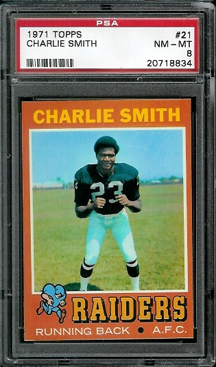 Charlie Smith - 1971 Topps #21 - PSA 8
