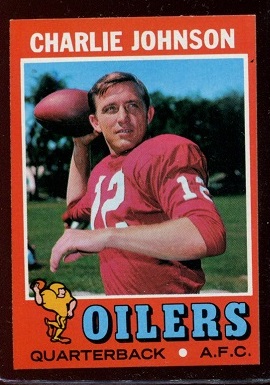 Charley Johnson - 1971 Topps #85 - nm