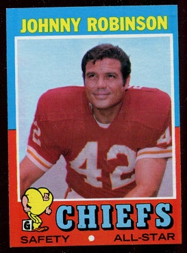 Johnny Robinson - 1971 Topps #88 - nm