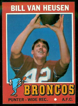 1971 Topps #9 - Bill Van Heusen - nm