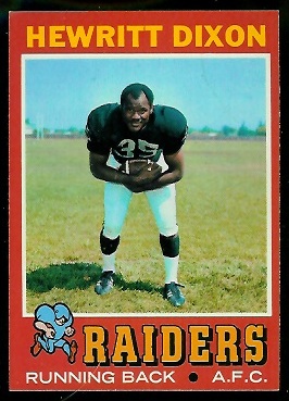 Hewritt Dixon - 1971 Topps #95 - nm