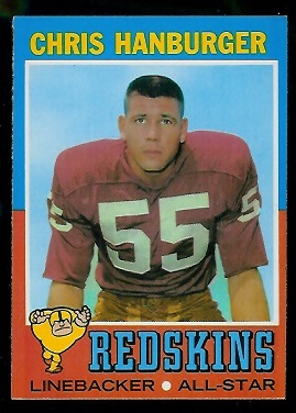 Chris Hanburger - 1971 Topps #97 - nm+