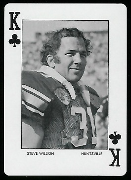 1972 Auburn Playing Cards #13C - Steve Wilson - mint