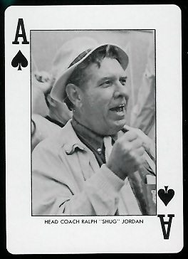 Shug Jordan - 1972 Auburn Playing Cards #1S - mint
