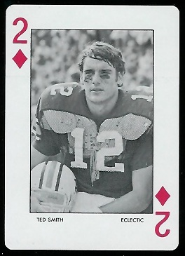 1972 Auburn Playing Cards #2D - Ted Smith - mint