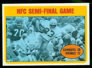 NFC Semi-Final - 1972 Topps #134 - nm