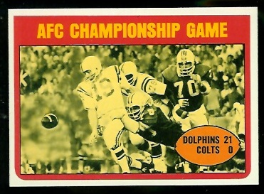 AFC Championship Game - 1972 Topps #137 - nm-mt