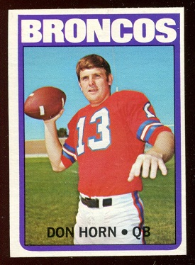 Don Horn - 1972 Topps #178 - nm