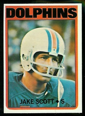 Jake Scott - 1972 Topps #193 - nm