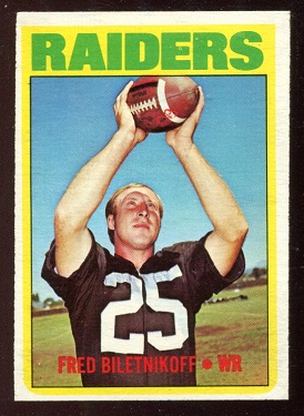 Fred Biletnikoff - 1972 Topps #210 - nm