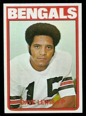 Dave Lewis - 1972 Topps #237 - nm