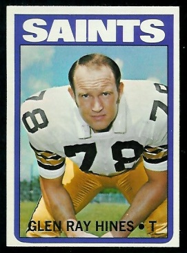 Glen Ray Hines - 1972 Topps #242 - nm