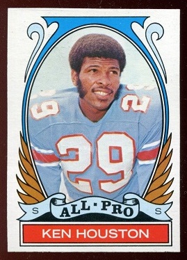 Ken Houston All-Pro - 1972 Topps #287 - exmt