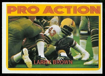 Larry Brown - 1972 Topps #342 - nm-mt oc