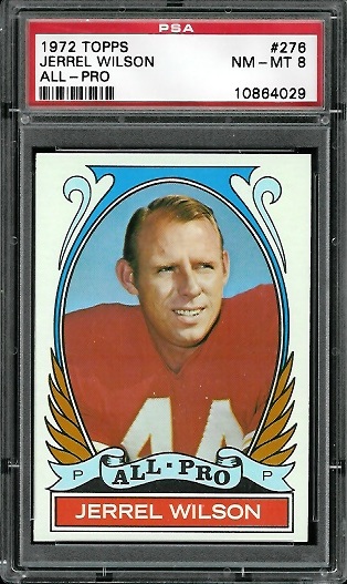 Jerrel Wilson All-Pro - 1972 Topps #276 - PSA 8