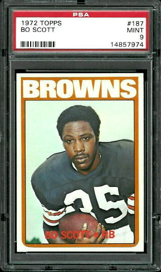 Bo Scott - 1972 Topps #187 - PSA 9
