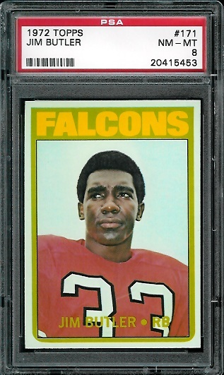 Jim Butler - 1972 Topps #171 - PSA 8