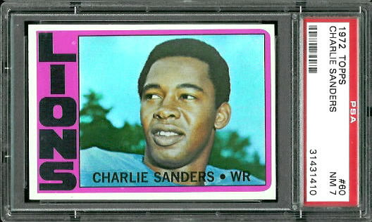 Charlie Sanders - 1972 Topps #60 - PSA 7
