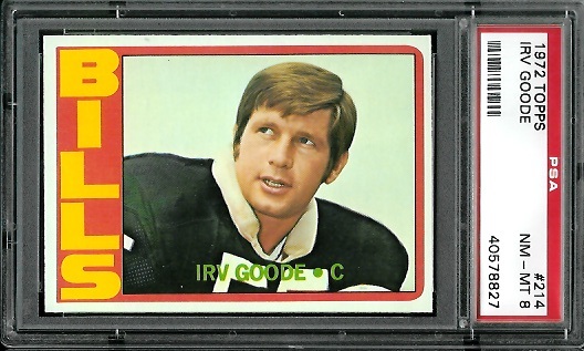 Irv Goode - 1972 Topps #214 - PSA 8